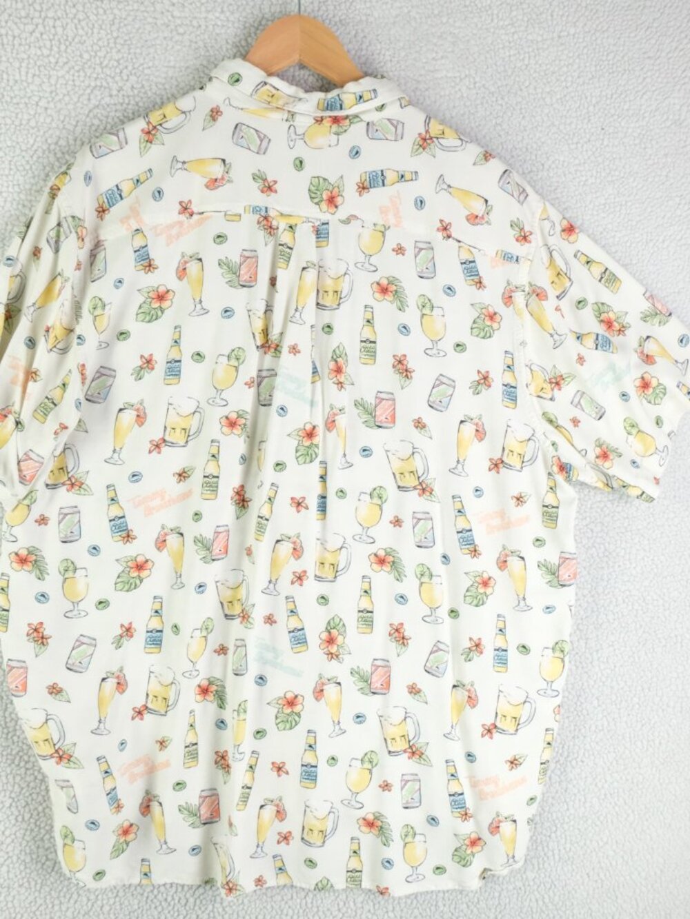 Tommy Bahama Shirt Mens 2Xl Xxl The Veracruz Cay Beer Drinks All Over Print - Picture 3 of 9